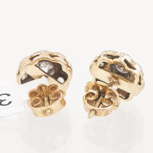Par de Tornillos de Oro 18k con Brillantes y Diamantes - imagen 2