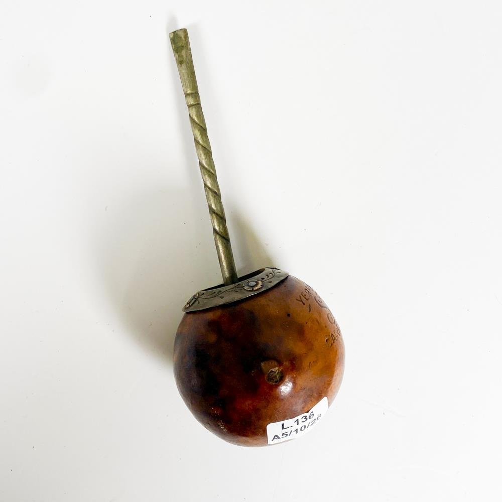 Mate publicidad yerba Sara y bombilla