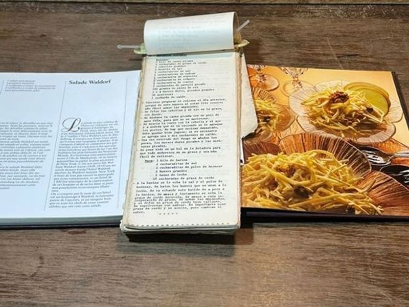 Lote anterior: Libro de recetas en francés y Recetario impreso en español