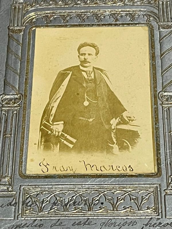 Postal Antigua "Fray Marcos" con Sello y Escritura - imagen 1