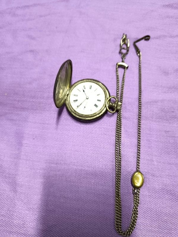 Reloj de Bolsillo Antiguo Longines Plata 900 Suizo - imagen 1