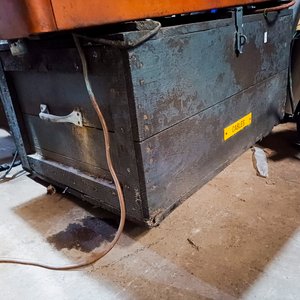 Cajón Baúl de Madera Tipo Cofre con Cerradura y Manija - imagen 1