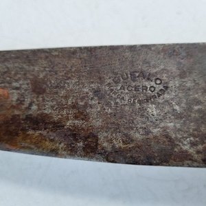 Cuchillo de Hoja Ancha con Mango de Madera - Marca BUFALO - imagen 3