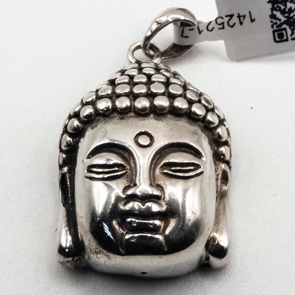 Colgante Cabeza de Buda de Plata - imagen 1