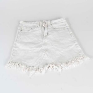 Lote siguiente: Minifalda de Jean Blanca Thomas Trents Talle S
