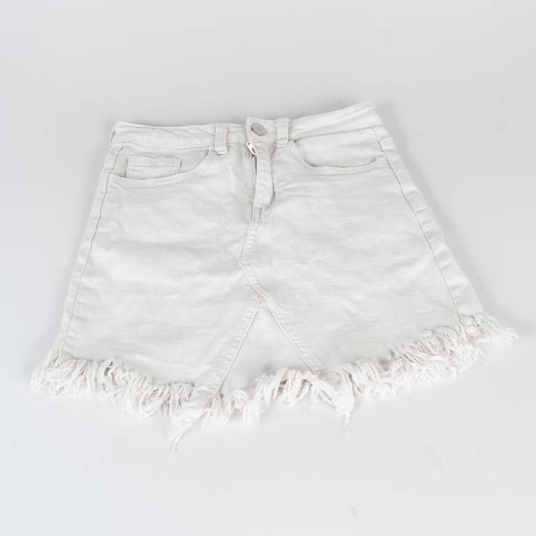 Minifalda de Jean Blanca Thomas Trents Talle S