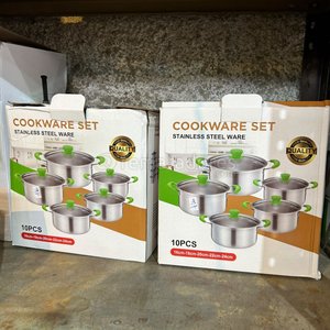 Lote siguiente: Set de Ollas "Cookware Set" Acero Inoxidable, 10 Piezas