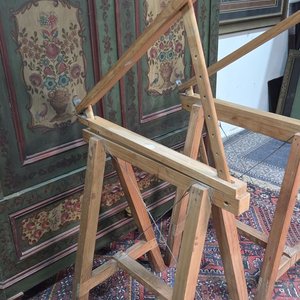 Par de Caballetes de Madera para Mesa de Arquitectura - imagen 5
