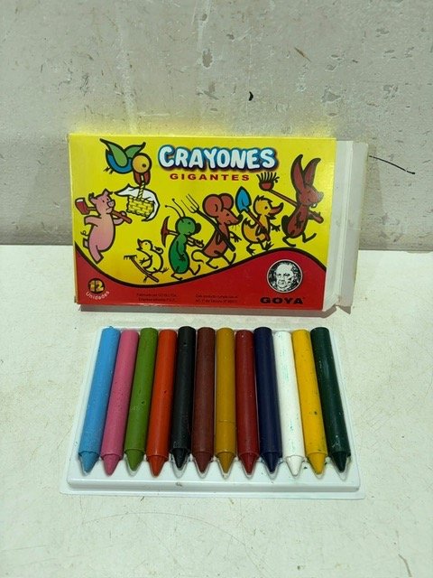 Crayones Gigantes Goya Caja x 12 Colores