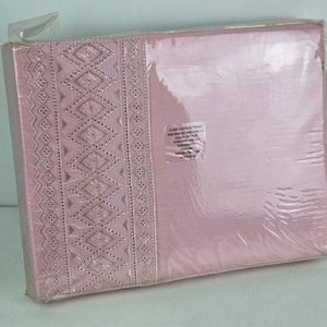 Juego de Sábanas Queen Size Homeproud Australia Percal 225 Hilos Rosado - imagen 3