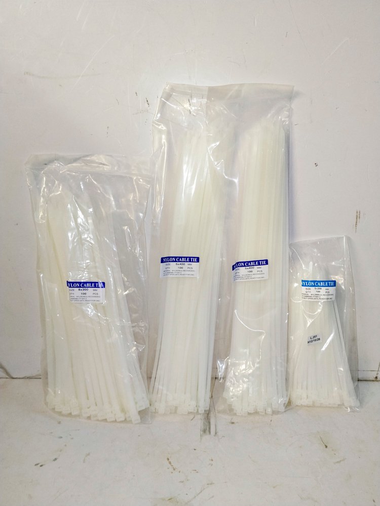 Pack de 400 Precintos Plásticos Nylon Cable Ties