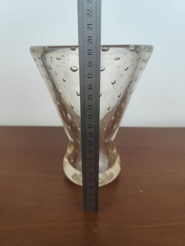 Vaso de cristal Murano con forma conica - imagen 2