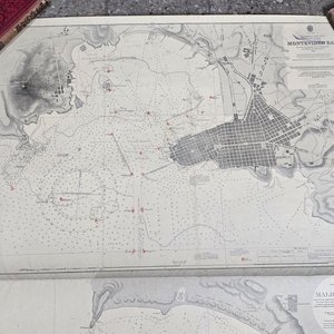 Antiguos Mapas Náuticos: Bahía de Montevideo y Maldonado (1883, 1895) - imagen 4