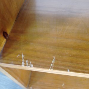 Mesa Auxiliar de Madera con Ruedas - imagen 6