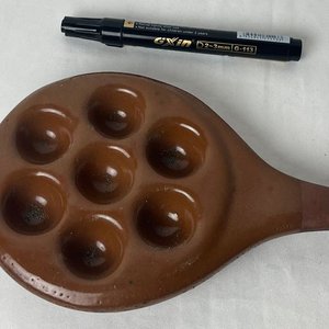 Provolera de Cerámica Marrón para 6 Porciones - imagen 2
