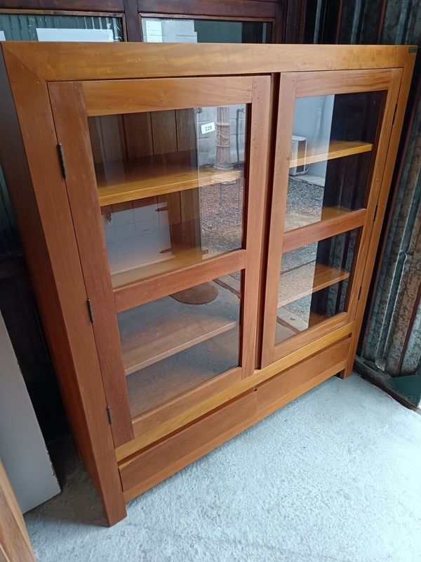 Cristalero Modular Madera Maciza Fundamento Nuevo