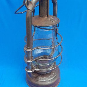 Antiguo Farol a Queroseno Alemán Feuerhand "Nr. 201" - imagen 5