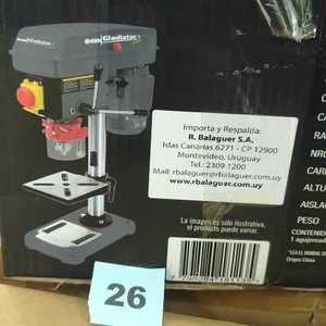 Taladro de Banco Gladiator Pro Profesional 350W Nuevo - imagen 3