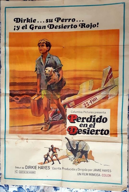 Poster Original "Perdido en el Desierto" (Dirkie Hayes) - 1969