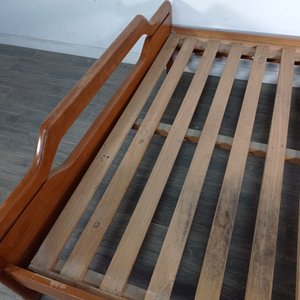 Cama de 2 Plazas Estilo Moderno Madera Clara - imagen 6