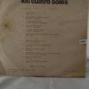 Disco de Vinilo "Los Cuatro Soles" - Canta Beto Orlando - imagen 2