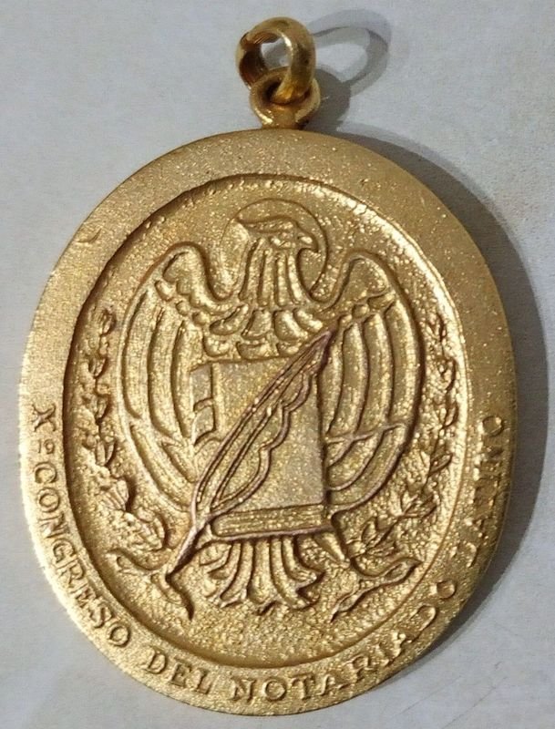 Medalla Congreso Internacional Notariado Latino Montevideo 1969