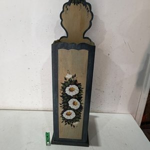 Lote anterior: Paragüero de Madera con Flores Pintadas