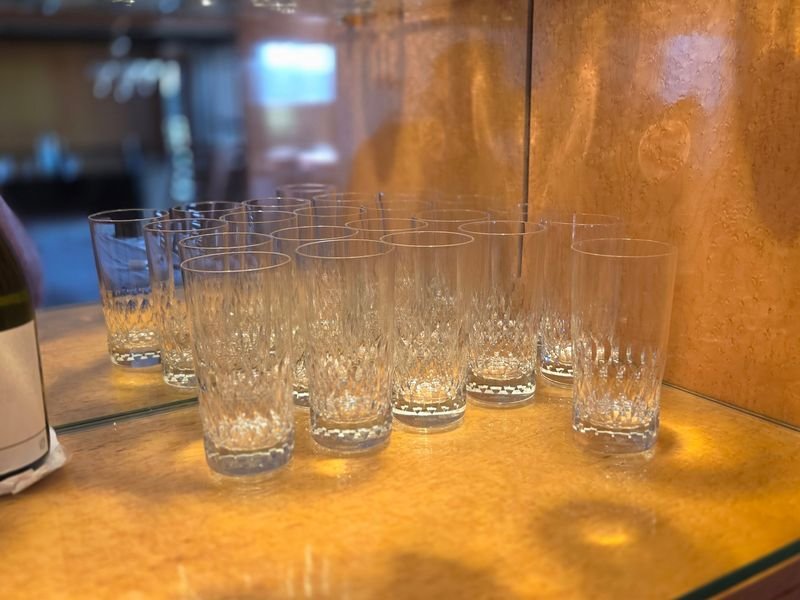 Vasos altos de cristal en excelente condición - imagen 2