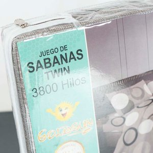 Juego de Sábanas Twin GoldSun 3800 Hilos Nuevo - imagen 2
