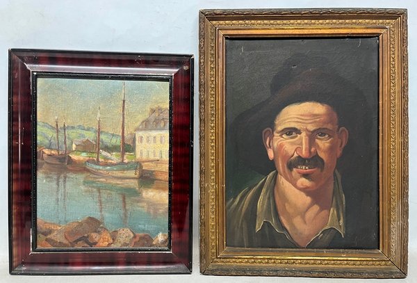 Lote anterior: Pinturas originales de H. Peirone y Firma Ilegible