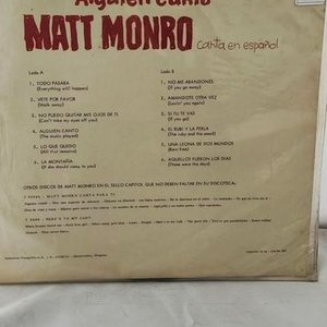 Disco de Vinilo "Alguien Cantó" de Matt Monro - imagen 2