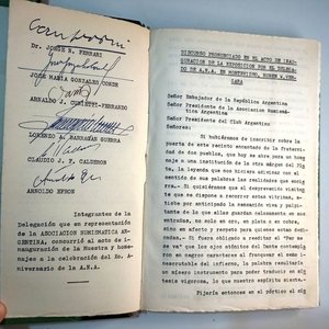 2 Volúmenes Academia Uruguaya de Numismática y Bibliofilia: Banco de Cobranzas 1964 y Homenaje a Asociación Numismática Argentina 1964 - imagen 2