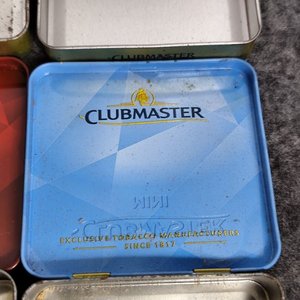 6 Cigarreras Metálicas Antiguas Clubmaster Mini - imagen 3