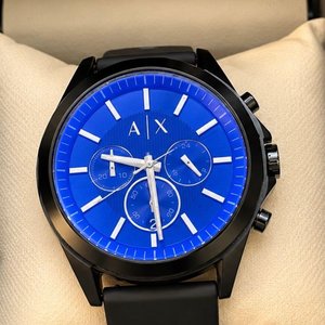 Reloj Armani Exchange AX2613 Cronógrafo Esfera Azul Caja Negra Hombre - imagen 2