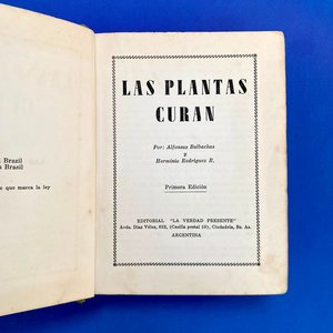 Libro "Las Plantas Curan" - Primera Edición 1958 - imagen 2