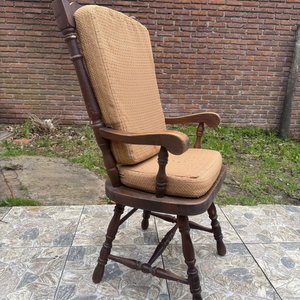 Butaca de Madera con Almohadones Estilo Clásico - imagen 2