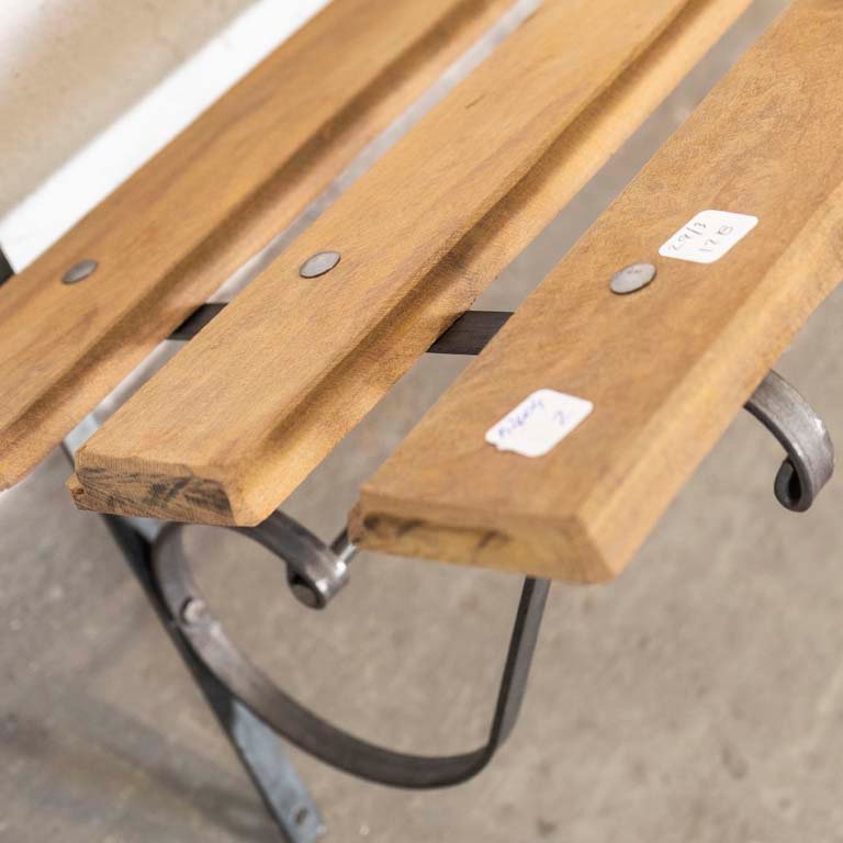 Ganchera de madera y hierro para muebles - imagen 2