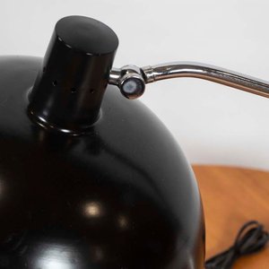 Lámpara de Escritorio Diseño Alemán Negra Metálica Ajustable - imagen 2