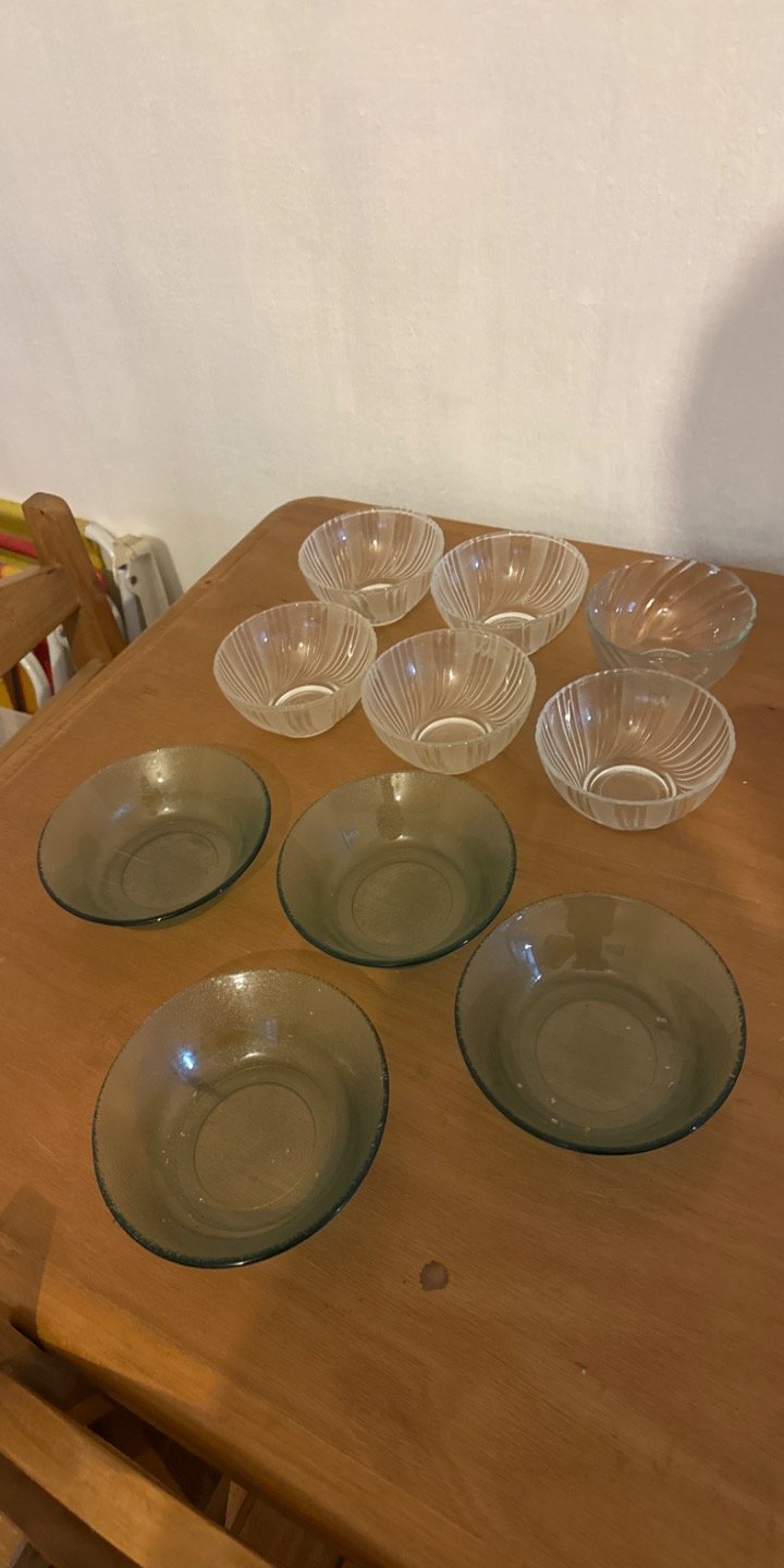 Set de 10 Compoteras de Vidrio