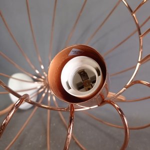 Colgante de Techo Diseño Jaula Cobreado - imagen 3