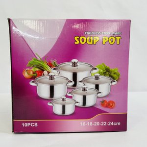 Lote anterior: Juego de Ollas de Acero Inoxidable Soup Pot 10 Piezas
