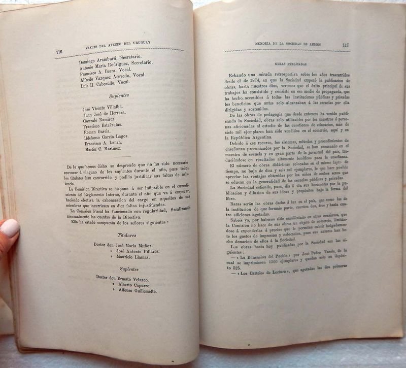 Revista Anales Del Ateneo Del Uruguay, publicación mensual de 1885 - imagen 6