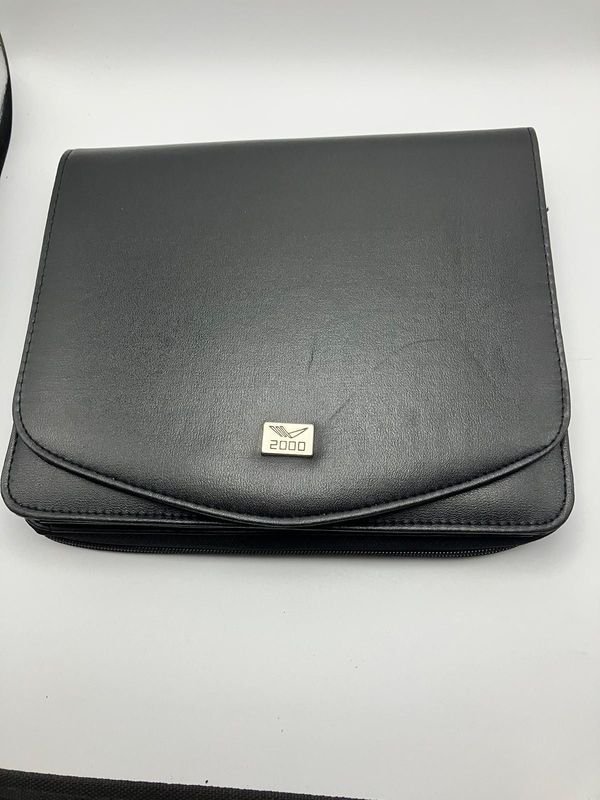 Lote de Carteras "Advantage Organizer" Negras con Agenda