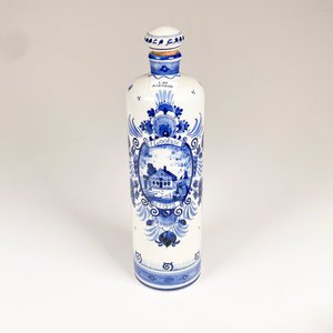 Porrón de Loza Holandesa Decorado con Tapa - Estilo Delft - imagen 2