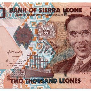 Lote anterior: Billete de 2000 Leones de Sierra Leona