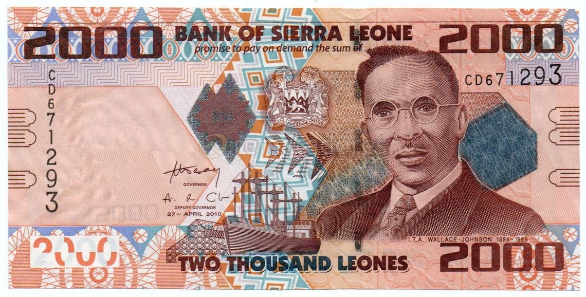 Billete de 2000 Leones de Sierra Leona