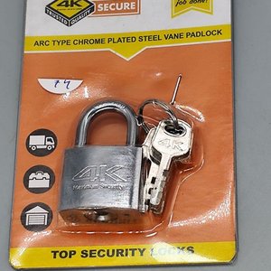 Candado de Seguridad 4K con 4 Llaves Planas - imagen 6