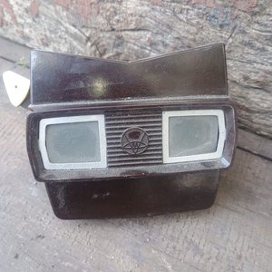 Visor Estereoscópico View-Master Sawyer's Marrón Baquelita Vintage - imagen 5