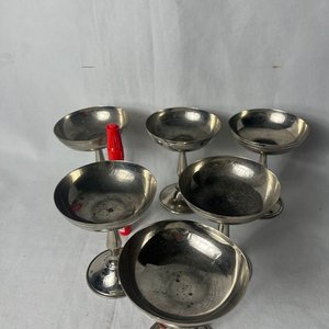 Juego de 6 Copas de Platina Estilo Vintage - imagen 6