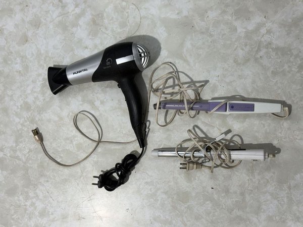 Secador de Pelo Punktal y Dos Rizadores de Cabello (Curly Q) - imagen 1